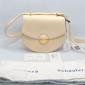 Proenza Schouler Mini Round Dia Leather Shoulde Bag